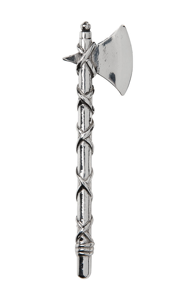 MedievalandCeltic Medieval Axe Polished Pewter Kilt Pin